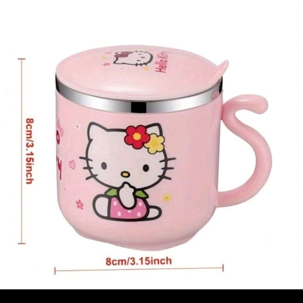Hello Kitty mug with lid - Picture 2 of 4